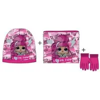 L.O.L. Surprise! LOL Surprise - Winterset - Muts / Sjaal / Handschoenen - Roos - Multi - 52 cm