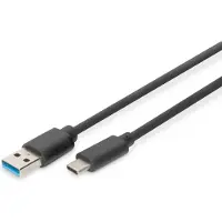 Digitus USB 3.0 kabel, USB-C naar USB-A connector, 1,0 meter