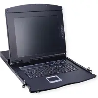 Value 19" KVM-console, 43 cm (17") TFT (16:9), VGA, USB, toetsenbord layout Frans