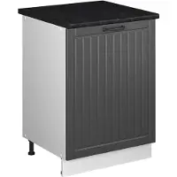 Vicco Wastafelkast Fame-Line, Donkergrijs/Wit, 60 cm