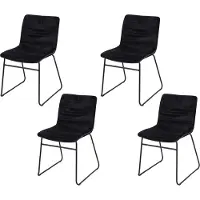 Urban Living Set van 4 Brooklyn eetkamerstoelen van