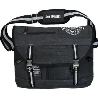 Jack Daniel's schoudertas 9 liter canvas/polyester grijs/wit