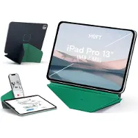 MOFT Hoes Geschikt voor iPad Pro 13 (2024/2025) - Dynamic Folio Book Case - Magnetische Beschermhoes met Standaard - 20+ Kijkhoeken - MOVAS Vegan Leer - Sleep/Wake - Navy
