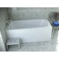 Badland Badkuip, rechthoekig, Continea 140x70, inclusief afvoer en poten. GRATIS, zonder afwerking