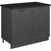 Vicco Wastafelkast Fame-Line Donkergrijs/Antraciet 100 cm, WB Antraciet, Model 61932