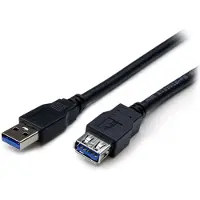 StarTech.com 2m Black USB 3.0 Extension Cable M/F