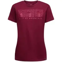 La Sportiva Made Of Mountain T-shirt Met Korte Mouwen Rood S Vrouw