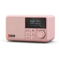 Pinell COMPACT Pink - Bluetooth - DAB+/FM - Bass speaker