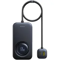 Baseus Prime Trip Vw1 Autolader 60W Voor 6 Apparaten Met Intrekbare Kabel