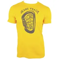 Jeanstrack Presa T-shirt Met Korte Mouwen Geel S Man