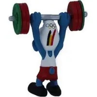 Schleich 40267 Belgische Olympische team Gewichtheffer smurf limited edition
