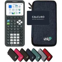 Texas Instruments TI-84 Evo-T incl. WYNGS Beschermhoes Blauw - Grafische Rekenmachine - Basis Pakket