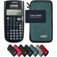 Texas Instruments TI-36X Pro MultiView incl. WYNGS Beschermhoes Turkoois - Wetenschappelijke Rekenmachine - Basis Pakket