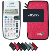 Texas Instruments TI-30XB MultiView incl. WYNGS Beschermhoes Roze - Wetenschappelijke Rekenmachine - Basis Pakket