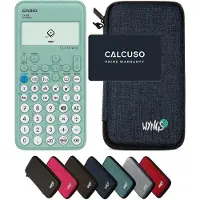 Casio fx-92 Collège incl. WYNGS Beschermhoes Blauw - Wetenschappelijke Rekenmachine - Basis Pakket (speciaal voor Frankrijk)