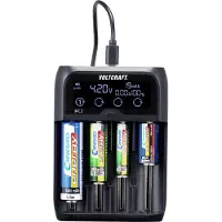 Voltcraft IPC-2 Batterijlader NiMH, NiCd, Li-ion, LiFePO AAAA (mini), AAA (potlood), AA (penlite), C (baby), Sub-C, A, 1