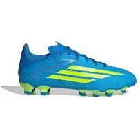 Adidas F50 League MG Ice Cold Precision - Lucid Ray Blue/Geel/Light Utility Aqua Kids