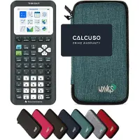 Texas Instruments TI-84 Evo-T incl. WYNGS Beschermhoes Turkoois - Grafische Rekenmachine - Basis Pakket