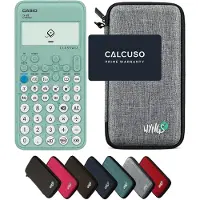 Casio fx-92 Collège incl. WYNGS Beschermhoes Lichtgrijs - Wetenschappelijke Rekenmachine - Basis Pakket (speciaal voor Frankrijk)