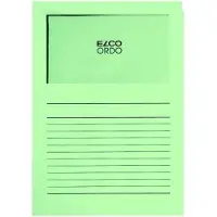 Elco Ordo Cassico - L-map met venster A4 100 stuks - 220 x 310 mm Lichtgroen - EO-29489-61