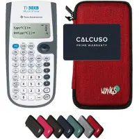 Texas Instruments TI-30XB MultiView incl. WYNGS Beschermhoes Rood - Wetenschappelijke Rekenmachine - Basis Pakket