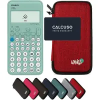 Casio fx-92 Collège incl. WYNGS Beschermhoes Rood - Wetenschappelijke Rekenmachine - Basis Pakket (speciaal voor Frankrijk)