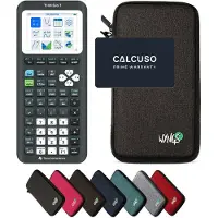Texas Instruments TI-84 Evo-T incl. WYNGS Beschermhoes Donkergrijs - Grafische Rekenmachine - Basis Pakket