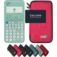 Casio fx-92 Collège incl. WYNGS Beschermhoes Roze - Wetenschappelijke Rekenmachine - Basis Pakket (speciaal voor Frankrijk)