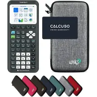 Texas Instruments TI-84 Evo-T incl. WYNGS Beschermhoes Lichtgrijs - Grafische Rekenmachine - Basis Pakket