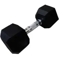 Softee Hex Dumbbell 25kg Zilver