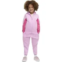 Puma Essential Block Tracksuit Roze 4-5 Years Kinderen