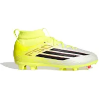 Adidas F50 League Mid Cut Fg/mg Junior Football Boots Geel EU 30 1/2 Kinderen