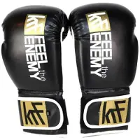 Krf Feel The Enemy New Training Gloves Zwart 8oz