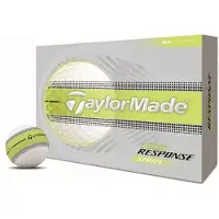 TaylorMade Tour Response Stripe Golfballen 2026 - Geel - 12 Stuks
