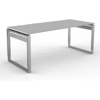Kerkmann Büromöbelfabrik Bureau Workspace 180cm licht grijs hoogte verstelbaar