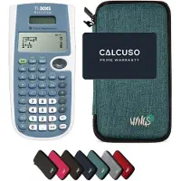 Texas Instruments TI-30XS MultiView incl. WYNGS Beschermhoes Turkoois - Wetenschappelijke Rekenmachine - Basis Pakket