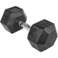 Olive Hex Dumbbell 25kg 2 Eenheden