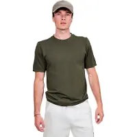 The Mountain Studio Two Tone Tech T-shirt Met Korte Mouwen Groen L Man