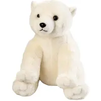 Ravensden Pluche knuffel - ijsbeer - noordpool knuffel thema - 30 cm