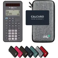 Texas Instruments TI-30X Prio MathPrint incl. WYNGS Beschermhoes Lichtgrijs - Wetenschappelijke Rekenmachine - Basis Pakket