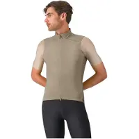 Castelli - Espresso 2 Vest - Fietsbodywarmer M, beige