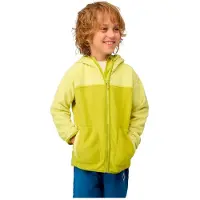 Mammut - Kid's Waymarker Midlayer Hooded Jacket - Fleecevest 116, geel/groen