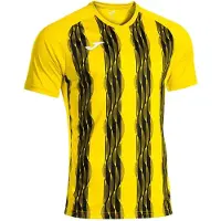 Joma Inter V T-shirt Met Korte Mouwen Geel 3XL Man