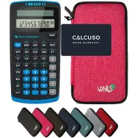 Texas Instruments TI-30 ECO RS incl. WYNGS Beschermhoes Roze - Wetenschappelijke Rekenmachine - Basis Pakket