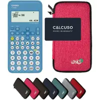 Casio fx-82NL+ incl. WYNGS Beschermhoes Roze - Wetenschappelijke Rekenmachine - Basis Pakket
