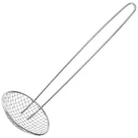Hendi Frituurschep – Metalen draadgreep – Roestvast staal – Ø100x310 mm – Vaatwasmachinebestendig