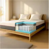 THE WHITE STONE Matras 90x190 met Breeze Memory Foam en Pocketvering | Hoogte 30 cm 90x190 cm