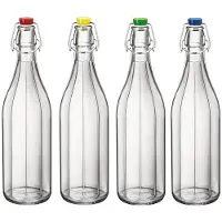 Super Merchant Glazen Fles 1L met Beugel - Decoratief & Functioneel
