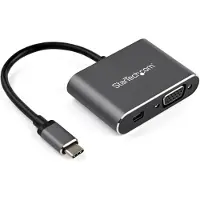 StarTech.com .com CDP2MDPVGA, USB-C, 1 VGA (D-Sub) uitgang, 3840 x 2160 pixels