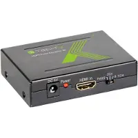 Techly IDATA HDMI-EA Audio Extractor SPDIF 5.1CH, Analoge RCA 2CH met HDMI 4K60Hz